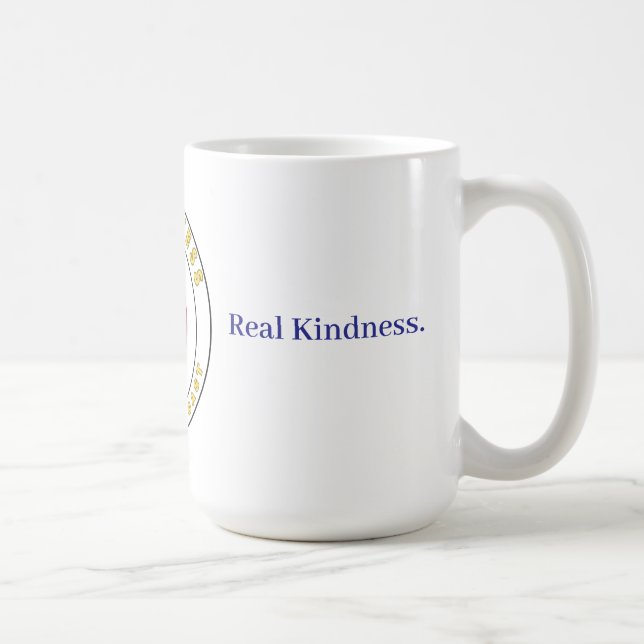 Ehrliche Worte. Wirkliche Freundlichkeit. Kaffeetasse (Rechts)