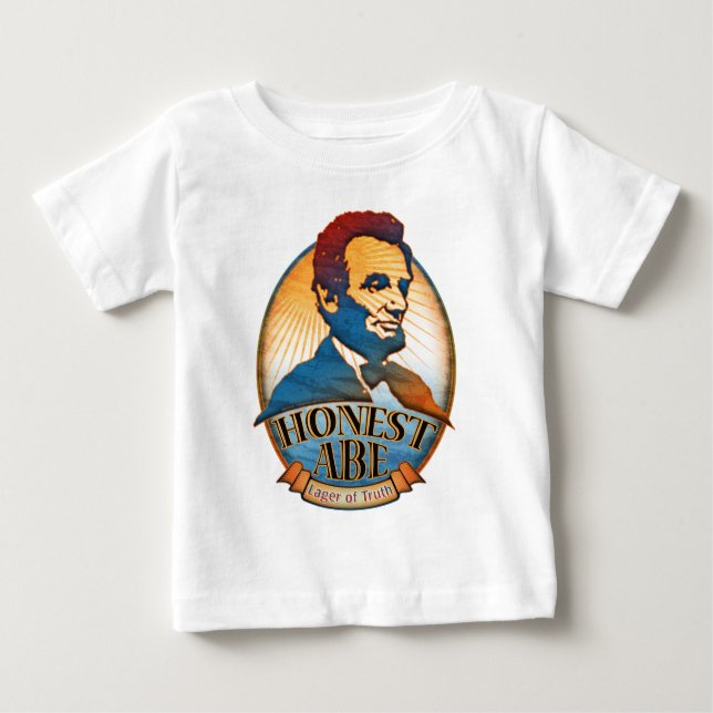 Ehrlicher Abe Lincoln Baby T-shirt (Vorderseite)