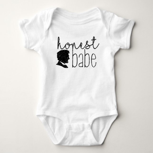 Ehrlicher Baby Abe Lincoln Bodysuit Strampler (Vorderseite)