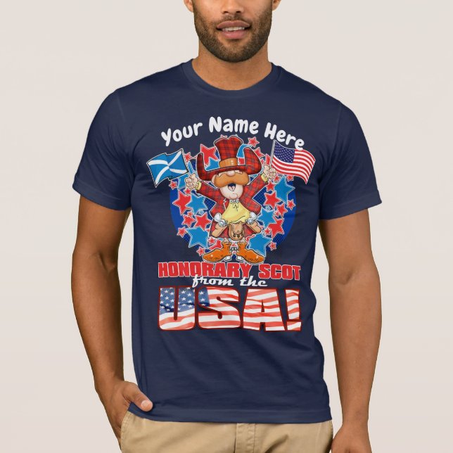 Ehrlicher Schotte aus den USA! T-Shirt (Vorderseite)