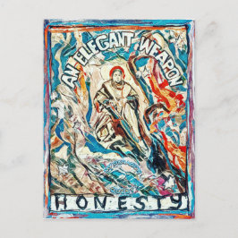 Ehrlichkeit, eine elegante Waffe für zivilisierte Postkarte