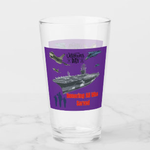 Ehrung des mächtigen militärischen königlichen Pur Glas