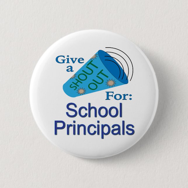 Ehrung für Schulleiter Button (Vorderseite)
