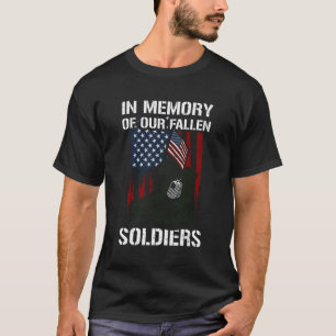 Ehrung von Helden im Gedächtnis unserer gefallenen T-Shirt