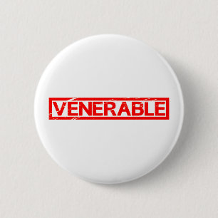 Ehrwürdige Briefmarke Button