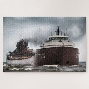 Ehrwürdige James L Oberstar Schiff auf dem Lake Su Puzzle