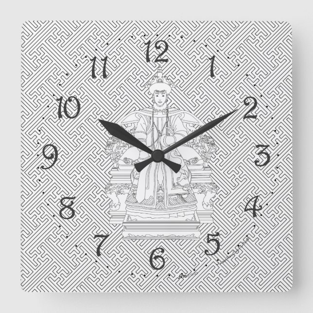 Ehrwürdige Uhr der Wand auf dem Ankerplatz (Vorderseite)