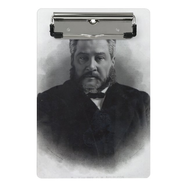 Ehrwürdiger Charles Haddon Spurgeon Mini Klemmbrett (Vorderseite)