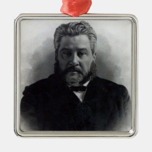 Ehrwürdiger Charles Haddon Spurgeon Silbernes Ornament