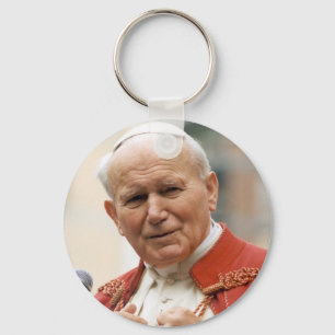 Ehrwürdiger Papst Johannes Paul II Schlüsselanhänger