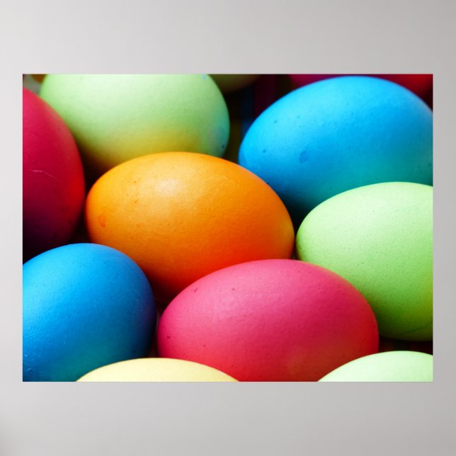 Ei-100165 EGGY EIER FARBE Farbe, Farbe, Farbe Poster (Vorne)
