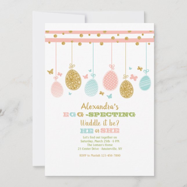 Ei — Aufklärung über das mobile Geschlecht Einladung (Vorderseite)