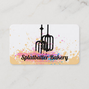 Ei Beaters elektrische Mixer Teig Backbäckerei Visitenkarte