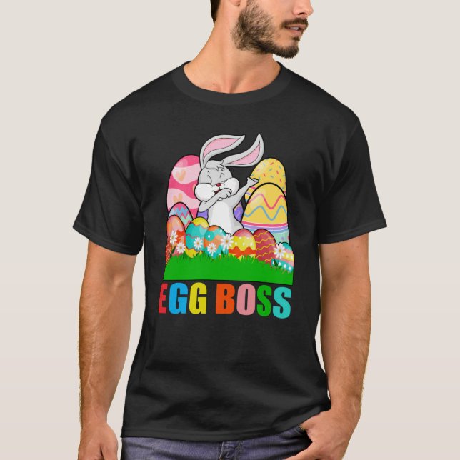 Ei Boss Osterdabbing Bunny Kids Kleinkind Boys Gi T-Shirt (Vorderseite)