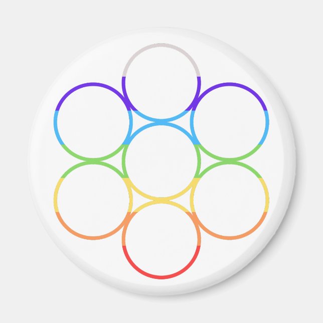 Ei der Chakra-Runde Magnet (Vorne)