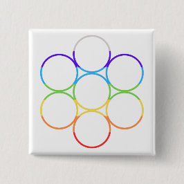 Ei des Lebens Chakra Button