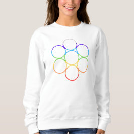 Ei des Lebens Chakra Frauen Sweatshirt