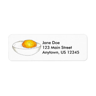 Ei-Eier Picnic Food Address Labels