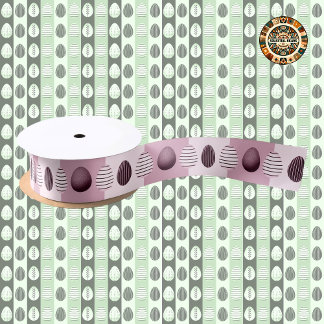 Ei-Ensemble in Rosa - Designer Satinband