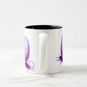 Ei-Erschöpfter Becher - Eiersammlung Zweifarbige Tasse