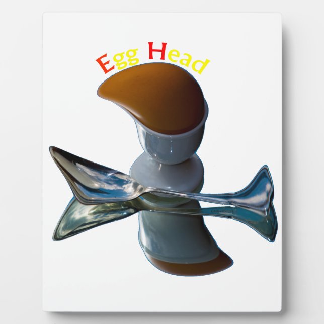 Ei Head Quirky Designs Fotoplatte (Vorderseite)