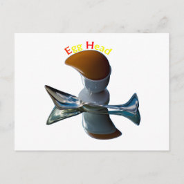 Ei Head Quirky Designs Postkarte