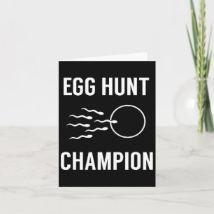 Ei Hunt Champion Fun Vater Osterschwangerschaft An Karte