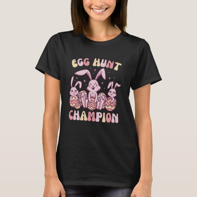 Ei Hunt Champion Niedlich Ostereier für Jungen Mäd T-Shirt (Vorderseite)