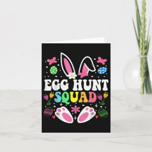 Ei Hunt Ei Jung Crew Familie Happy Ostern B Karte