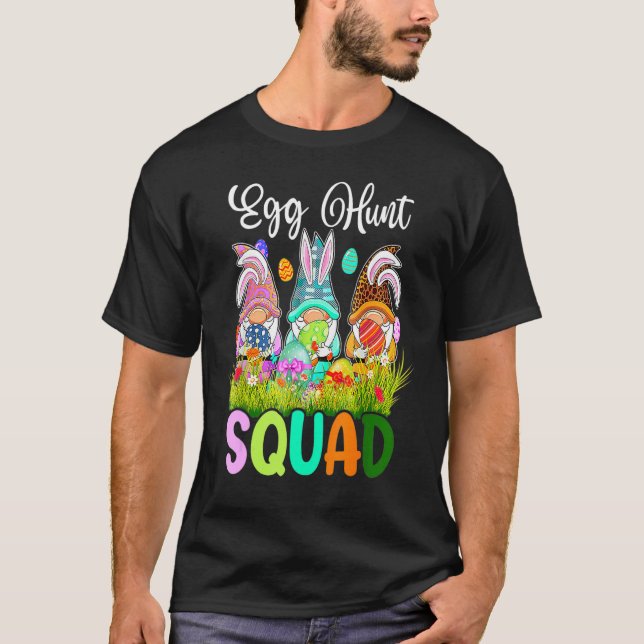 Ei Hunt Squad Gnomes Osterhase 5 T-Shirt (Vorderseite)