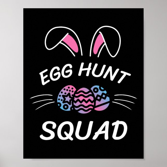 Ei Hunt Squad Jagen Saison Funny Oaster Day Par Poster (Vorne)