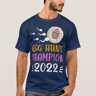 Ei-Jagd Champion 2022 Osterschwangerschaft Ankündi T-Shirt