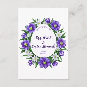 Ei-Jagd, Osterbrunch-Einladung Begleitkarte