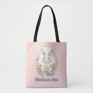 Ei Jagen Personalisiert Ostern Bunny Kids Tote Tas