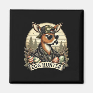 Ei Jäger Hirsch Bock Byckward Kappe Hirschjagd Ost Magnet