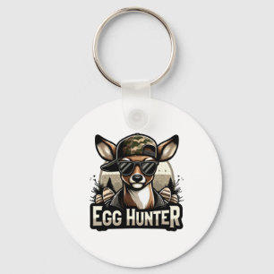 Ei Jäger Hirsch Bock Byckward Kappe Hirschjagd Ost Schlüsselanhänger