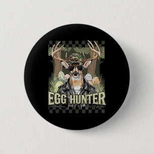 Ei Jäger Hirsch Bock Byckward Mütze Hirsch Jagd Os Button