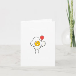 Ei-Karte mit Luftballon, personalisieren, anpassen Dankeskarte