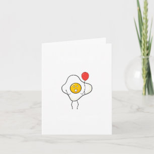 Ei-Karte mit Luftballon, personalisieren, anpassen Dankeskarte