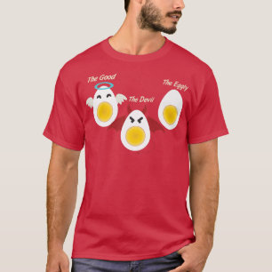 Ei-Kostüm Geweihter Witz Halloween Liebe Eier T-Shirt