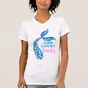 EI Lucky Beaches Mermaid Schwanz T-Shirt