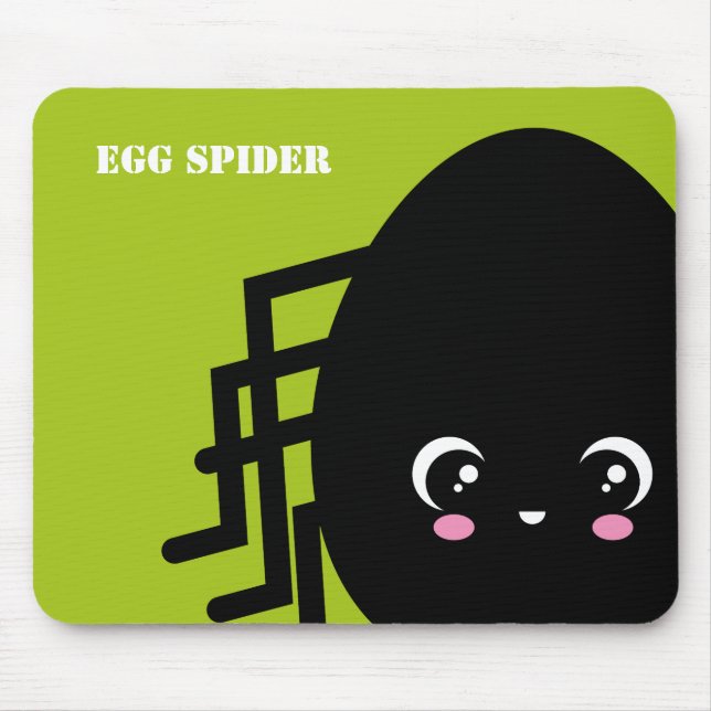 Ei Spione Halloween | Name hinzufügen Mousepad (Vorne)
