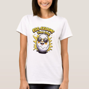 🥚 Ei-toll! Nur gute Vibes! Lustiges, süßes Ei-Wor T-Shirt