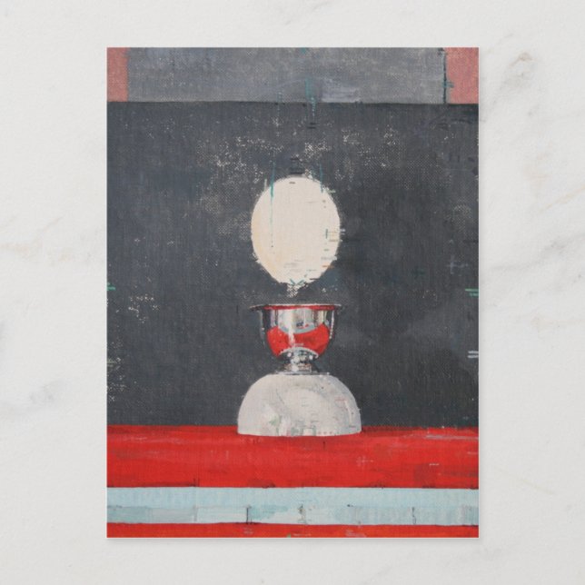 Ei über rot und schwarz postkarte (Vorderseite)