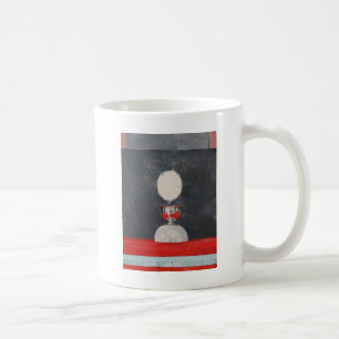 Ei über Rot und Schwarzem Tasse