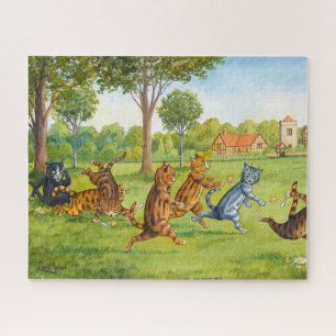 Ei und Spoon Race von Louis Wain Puzzle