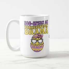 Ei-xperte bei unnötigem Drama Lustiges Retro-Oster Kaffeetasse