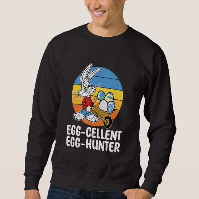 Ei Zellenteier Jäger Osterjunge Mädchen Sweatshirt (Vorderseite)