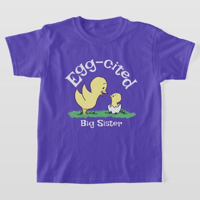 Ei zitiert Big Sister Niedlich Geschwister T - Shi T-Shirt (Ablage )