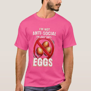 Eiallergie Ich bin nur gegen Eier T-Shirt